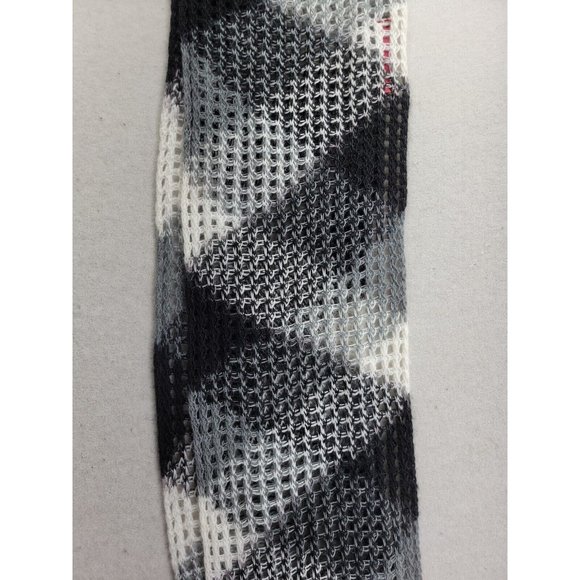 Peruvian Alpaca Handmade Women's Long Rectangle Neck Scarf Open-Knit Fringe Soft - Picture 3 of 7